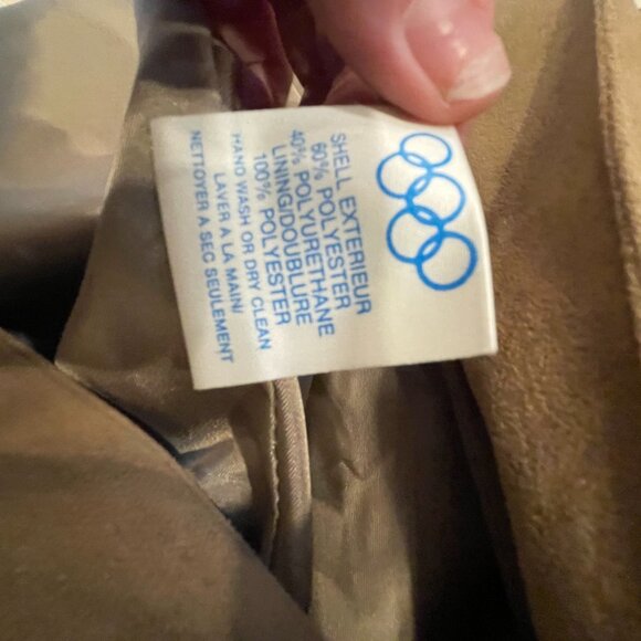 Vintage Olympic Suede Coat - Picture 6 of 7